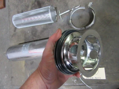 Bag Filter Housing,  stainless steel, 4" x 12".