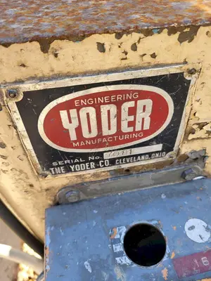 36" YODER POWERED SLITTING HEAD WITH FEED ROLLS: STOCK #22948