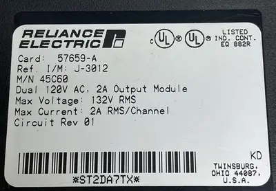 New | in-Stock RELIANCE ELECTRIC 45C60 Input / Output Modules | Surplus Asset Holdings #1205986