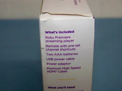 ROKU Premier HD/4K/HDR Streaming Media Player - NEW IN BOX