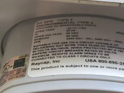 NEW RAYCAP DC6-48-60-0-8C-EV