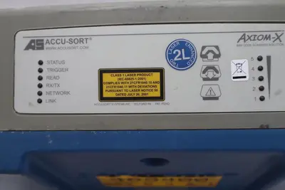 NEW ACCU-SORT AXIOM-X LASER BARCODE SCANNER OMNIDIRECTIONAL STOCK 3241
