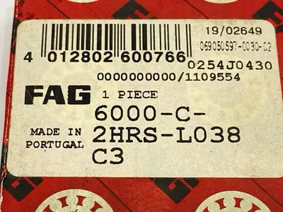 New | in-Stock FAG Ball Bearing 10mm Bore 26mm OD 8mm Wide LOT OF 2 Parts Michigan US | Maverick Industrial Sales #1395772