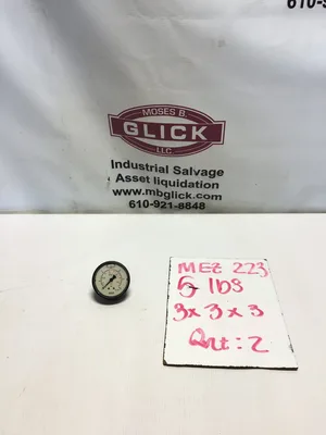 WIKA EN 837-1 Pressure Gauge 0-80PSIG (0-6bar) Class 2.5