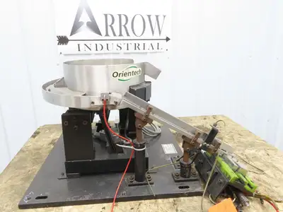 Orientech Vibratory Bowl Feeder 12" Base Small Parts Sorter 12mm Gromet