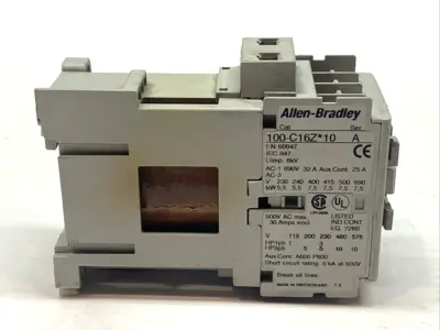 Used Allen-Bradley Series A Contactor 16A 3P 600VAC 690V PLC Contactors Michigan US | Maverick Industrial Sales #1402104