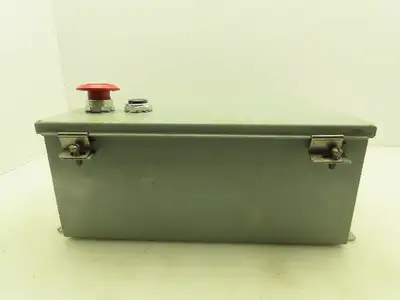 Wiegmann Hubbell A1412CH Electrical Enclosure 14x12x6" Hinged Cover Back Panel