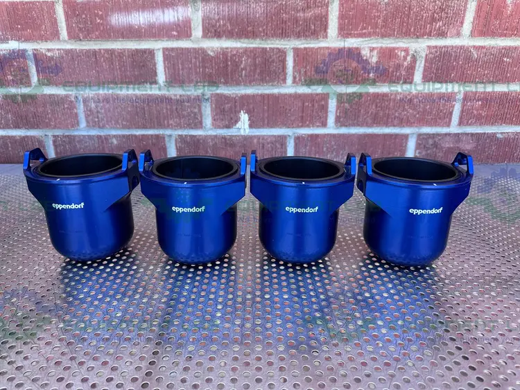 Used LOT OF 4 - EPPENDORF S-4X UNIVERSAL ROTOR BUCKETS 1000 ML Centrifuge - Rotors / Parts California US | Equipment Lab #488836