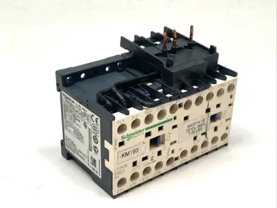 Used Schneider Electric Reversing Contactor 24V w/ GV2-AF01 PLC Contactors Michigan US | Maverick Industrial Sales #1401836