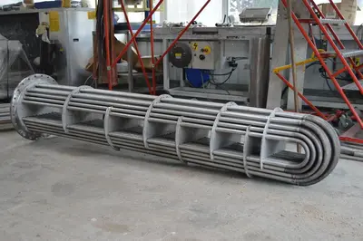 19.6 Sq.M. S/S Shell & Tube Heat Exch.
