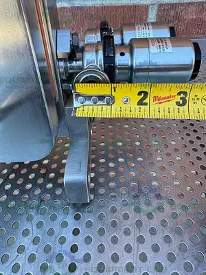 USED MILLIPORE STAINLESS STEEL PELLICON FILTER HOLDER W/ ITT VALVES, ACTUATOR