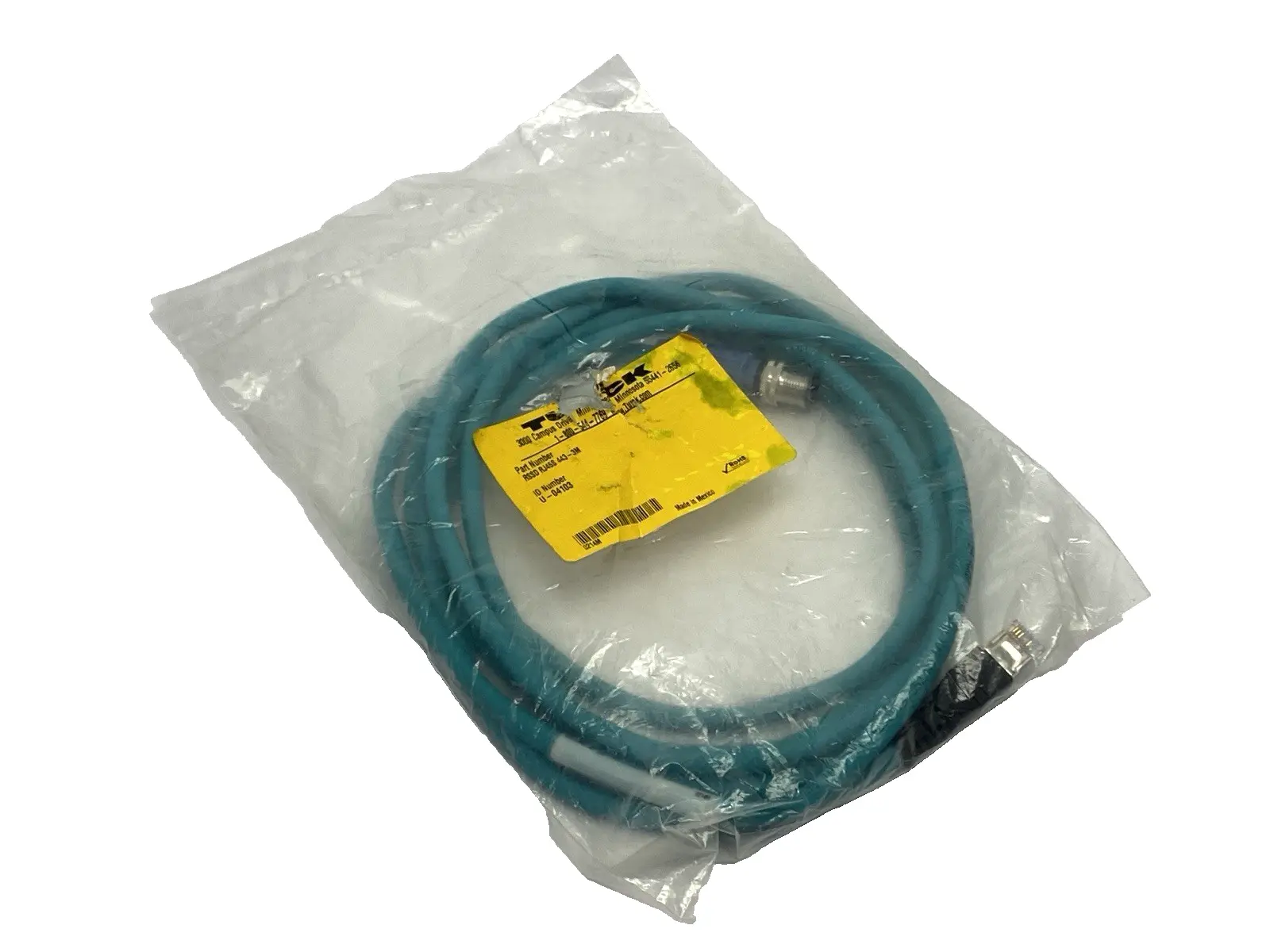 NEW TURCK RSSD RJ45S 443-3M, U-04103