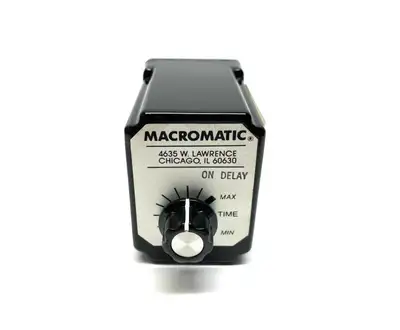 USED MACROMATIC SOLID STATE TIME DELAY RELAY
