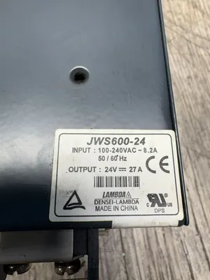 Used TDK-LAMBDA JWS600-24 Misc Electrical & Power Parts South Carolina US | ESS Industrial Equipment Sales #1328583