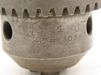 Jacobs 40 J4 E Tapered Shank Keyed 18N 4 JT Super Drill Chuck 1/8-3/4" 30347