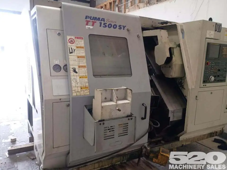 2006 DAEWOO PUMA TT-1500SY CNC Turning Center With Sub-Spindle, Twin Turret, and "Y" Axis Live Tooling