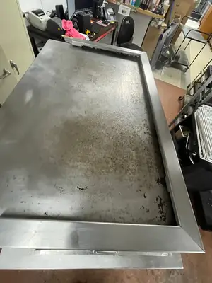 Used Marshall Used Marshall 145486SS Commercial Stainless Steel Deep Fryer Warming Dump Station 120V Heated Cabinets & Displays Illinois US | Falcon Restaurant Supply #1375721