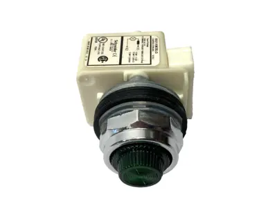 USED SCHNEIDER ELECTRIC PILOT LIGHT GREEN 30MM 120V