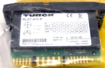 NEW TURCK BL67-8DI-P I/O MODULE BL678DIP