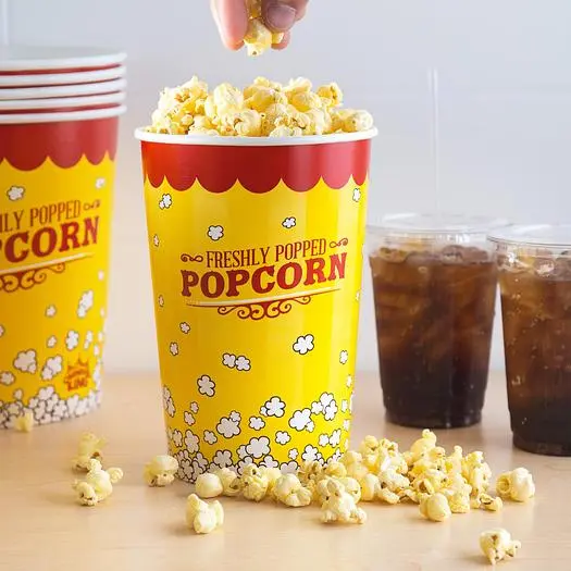 Carnival King 46 oz. Popcorn Cup - 500 / Case