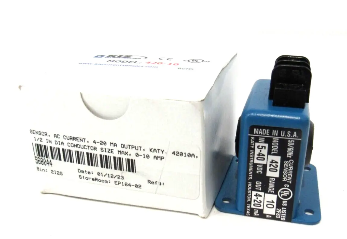 NEW KATY INSTRUMENTS 420-10 CURRENT SENSOR 42010