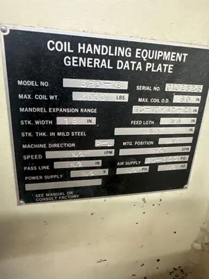 CWP 3RD-18 / SE12B / SMXIII-12 Coil Feed Lines | PressTrader Limited (7)