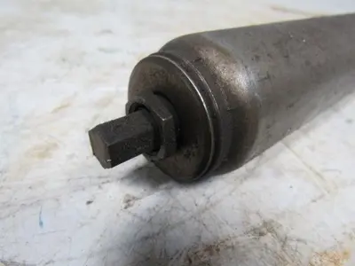 17" O.A.L. Conveyor Roller 15-1/4" Face 1.90" Dia. 7/16" Hex Shaft End Lot/20