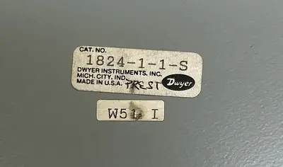 New | in-Stock DWYER 1824-1-1-S Miscellaneous Equipment (Electrical & Power) Ohio US | Surplus Asset Holdings #1237634