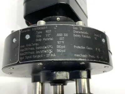 Used SCHUBERT & SALZER SLIDING GATE CONTROL VALVE 8021-GS3 Valves/Fittings | Maverick Industrial Sales #1104850