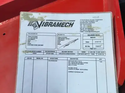 Used 2019 VIBRAMECH SPLT-111172-PR Vibratory Screens British Columbia CA | Lenmark #1443007