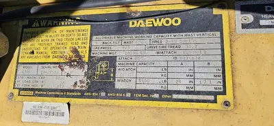 Used DAEWOO G300S Internal Combustion Forklifts: Pneumatic Tire Utah US | CSS Equipment Sales #1347319