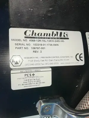 Used CHAMBIR 406912R10L12KW240V00 Laser Accessories and Consumables Ohio US | HGR 24 #1520854