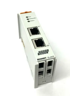 Used Beckhoff EtherCAT 2-Port Communication Interface, PROFINET RT Controller PLC Processors Michigan US | Maverick Industrial Sales #1398866