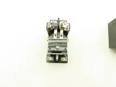 GE Hinged Armature Auxiliary Relay 12HGA14AL2 Double Throw 125VDC Coil