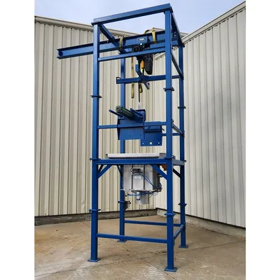 New Carolina FIBC Super Sack Bulk Bag Unloader Discharge Station w/ Demag Hoist