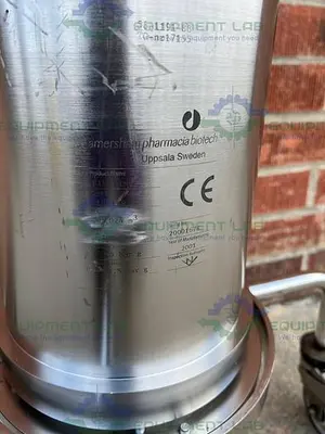 USED PHARMACIA  BIOTECH FINELINE 750/200 STAINLESS STEEL CHROMATOGRAPHY COLUMN