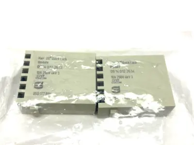 New | in-Stock HARTING HAN DD HEAVY DUTY QUICK-LOCK MODULE PLUG Connector Accessories Michigan US | Maverick Industrial Sales #1091007