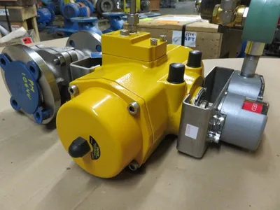 New England Controls 2" -150 Two Way Ball Valve with Pneumatic Actuator NEW