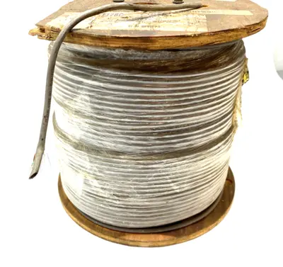USED ALPHA WIRE 1178C SL001 COMMUNICATION & CONTROL CABLE 8-CONDUCTOR 1000FT SLAT
