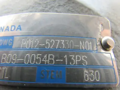 Velan  B09-0054B-13PS Size 2.5" Socket Weld Gate Valve Class 150 275PSIG