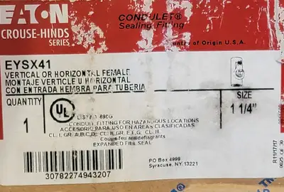 NEW CROUSE-HINDS EYSX41