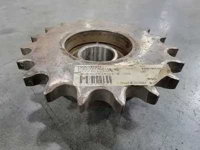 Idler Roller Chain Sprocket 80C19107I, Size 80, 19 Teeth w/ ER23 Bearing