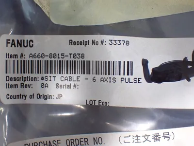 New | in-Stock FANUC A6608015T038 Robot Parts Ohio US | HGR 24 #1133433