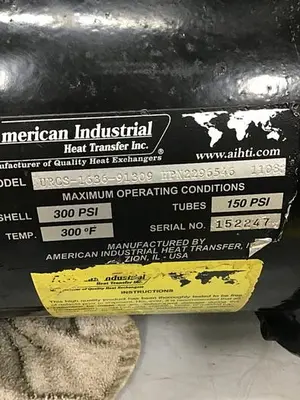 USED AMERICAN INDUSTRIAL URCS-1636-91309