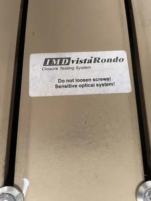 IMD IMDvista CH-2555 Rondo Closure Testing System Inspection Camera / Sensor