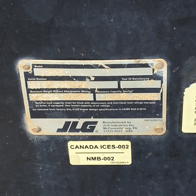 USED 2018 JLG 1255
