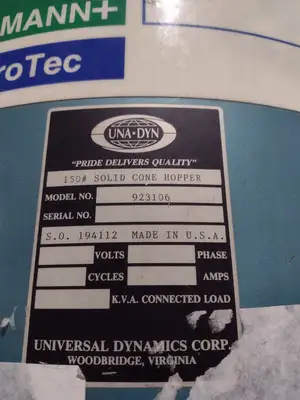 Used Universal Dynamics Mann and Hummel Protec Mann and Hummel Protec Hopper Dryers Michigan US | Maverick Industrial Sales #1401449