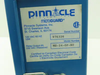 Pinnacle Systems MG-24-0F-AU Light Curtain Set With Controller 24" Height
