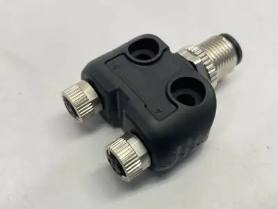 USED BALLUFF T-SPLITTER MALE M12 - 2X FEMALE M8 BCC0F59