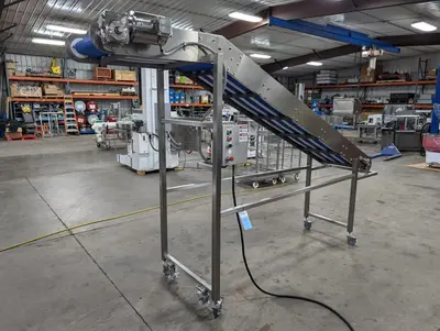 SS Incline Plastic Belt Conveyor